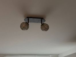 Deckenlampe 2 flammig / 2 gleiche Lampen