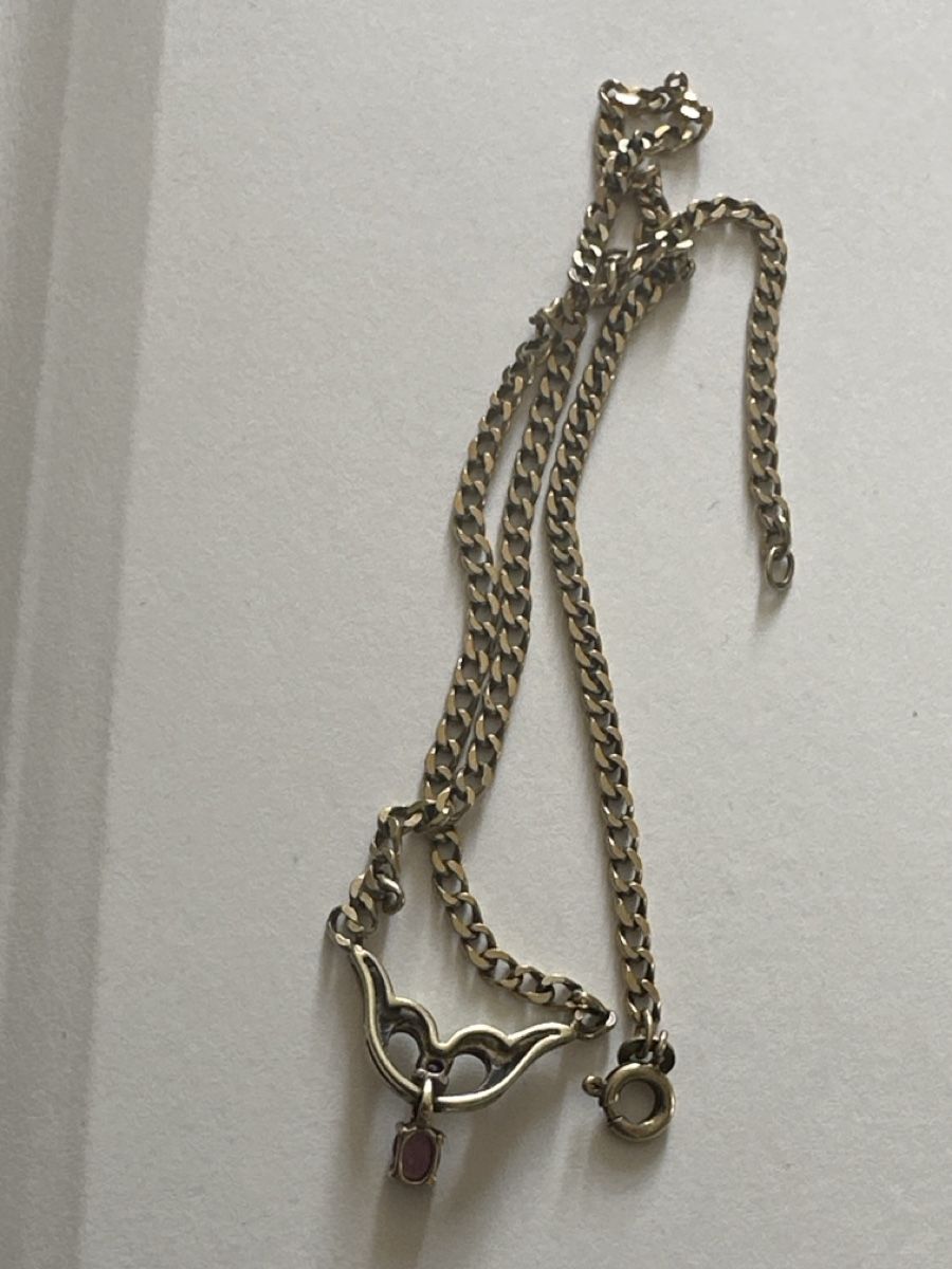 Colliers: Collier en argent 925 avec Pierre – D'occasion à Montreux par pip_59l5 2