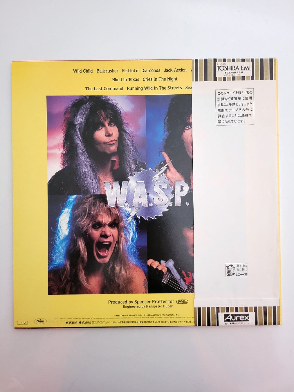 Dischi in vinile: WASP - The Last Command Japanese Edition – Usato da Fribourg venduto da Nuno_Dias 1
