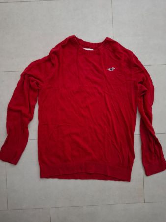 Hollister Herren Pullover Dunkelrot Gr. M – Neu