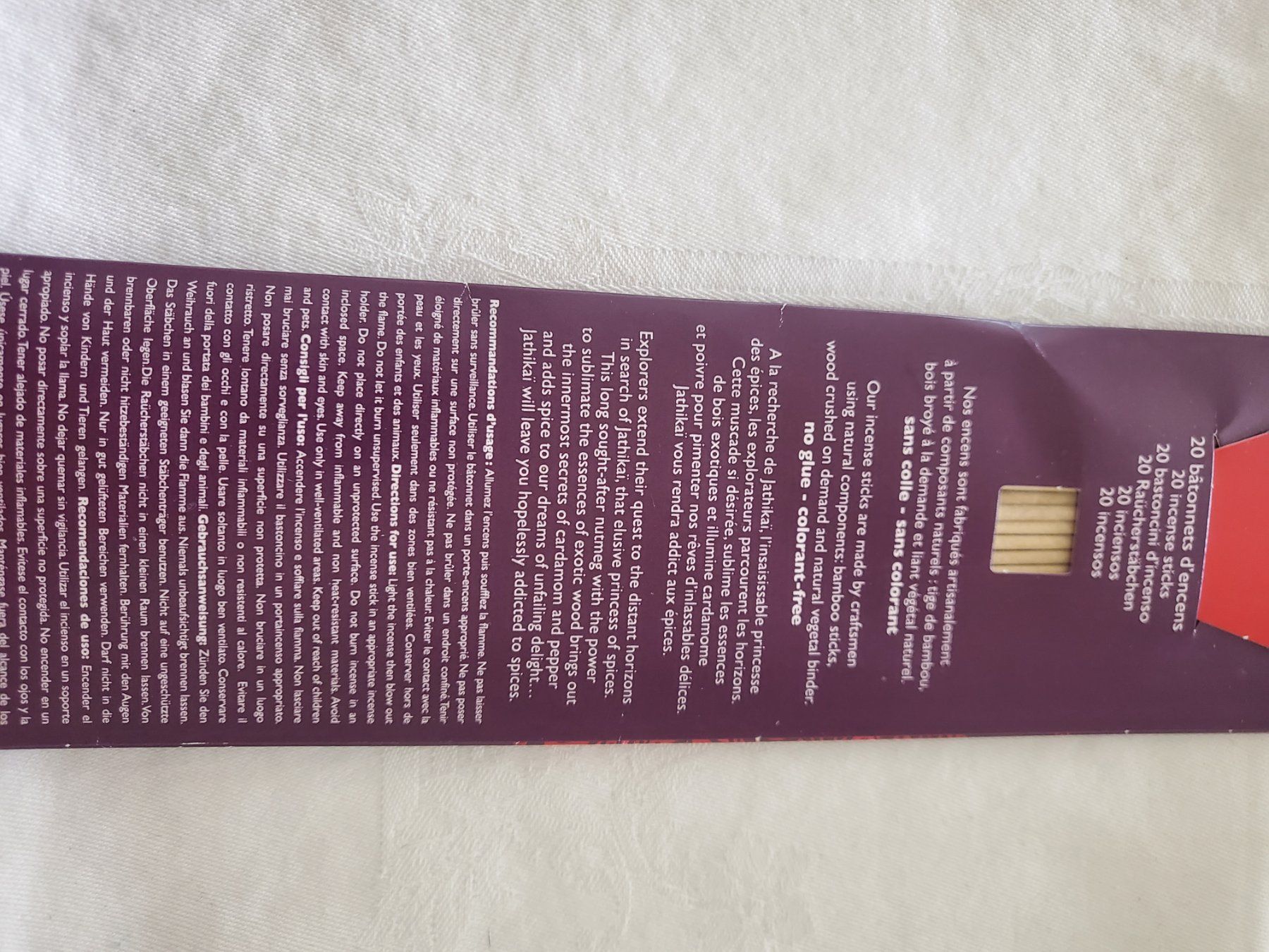 Deodoranti per ambiente: 20 Räucher Duftstäbchen Esteban Paris Jatikai Lufterfrischer – Nuovo e nell'imballaggio originale da Unterägeri venduto da ani_pn8n 5