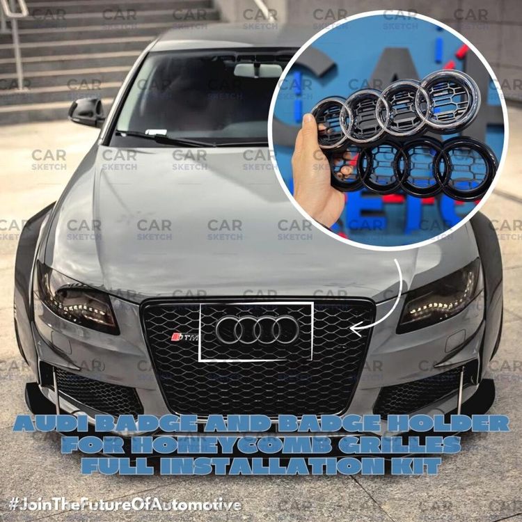 Audi Emblem Halter