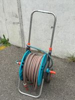 GARDENA Schlauchwagen mit Gartenschlauch 25 m inkl. Brause