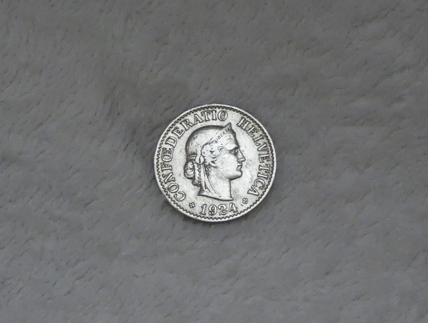 Tutti le monete: 10 centimes/Rappen 1924 – Usato da Nyon venduto da Ilmi09