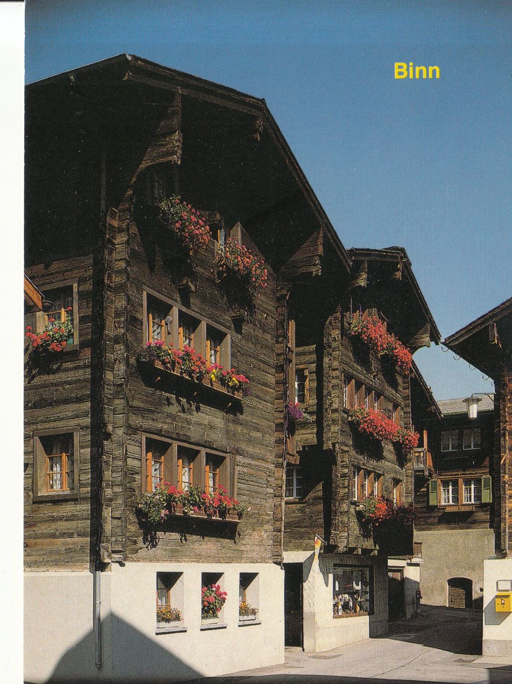 Cartoline postali: Binn ca. 1970 – Usato da Bürglen TG venduto da StampGraf