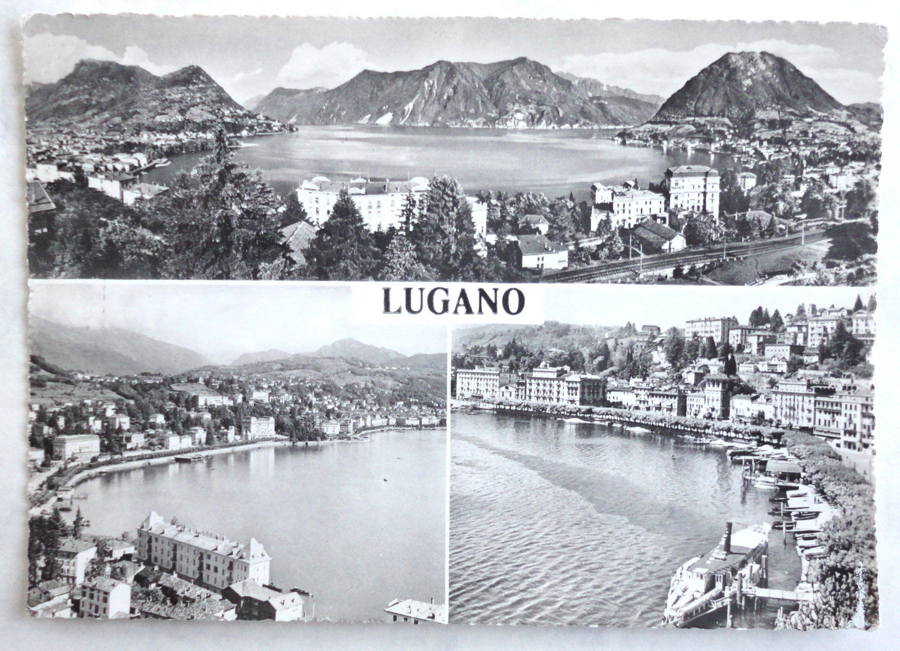 Ansichtskarten: Lugano - Multivues – Gebraucht aus Fétigny von Billy2miny