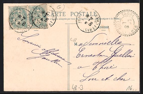 Cartoline postali: Geistlicher mit Bibel steht vor einem Gr – Usato da Berlin venduto da bartko-reher 1