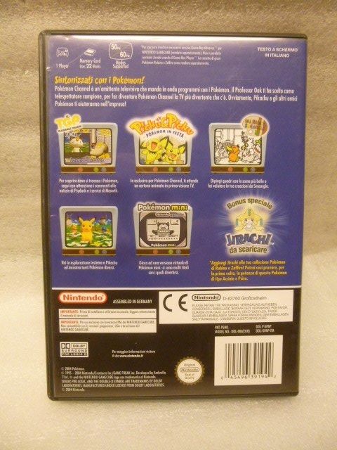 Nintendo Jeux: Pokemon Channel - PAL Gamecube – D'occasion à Pambio Noranco par Pol69 4