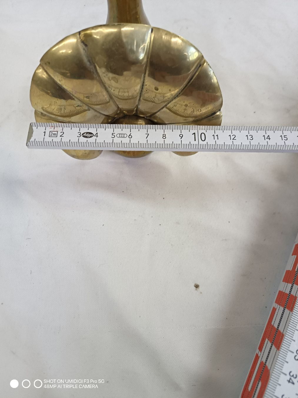 Figurines: Messing Tauben Goldfarben Buchhalter oder Dekoration  – D'occasion à Aarwangen par to-hirschi 5