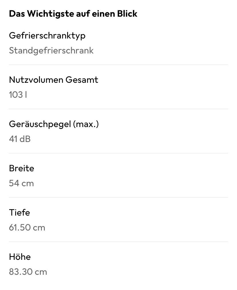 Gefrierschrank: Gefrierschrank – Gebraucht aus Root von chugelrund 4