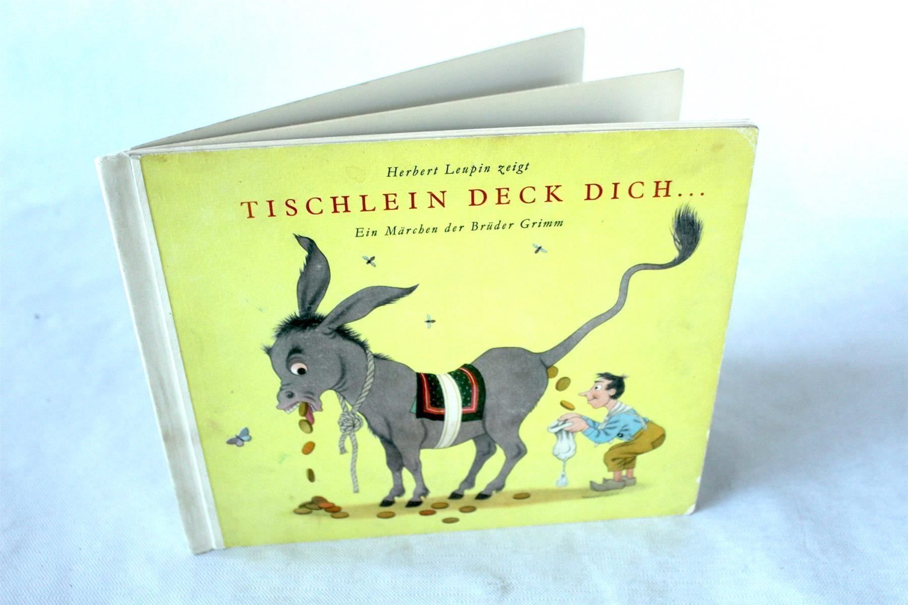 Libri: HERBERT LEUPIN: Tischlein deck dich. EA. 1945, Globi-Verlag – Usato da Bern venduto da Rare-Books