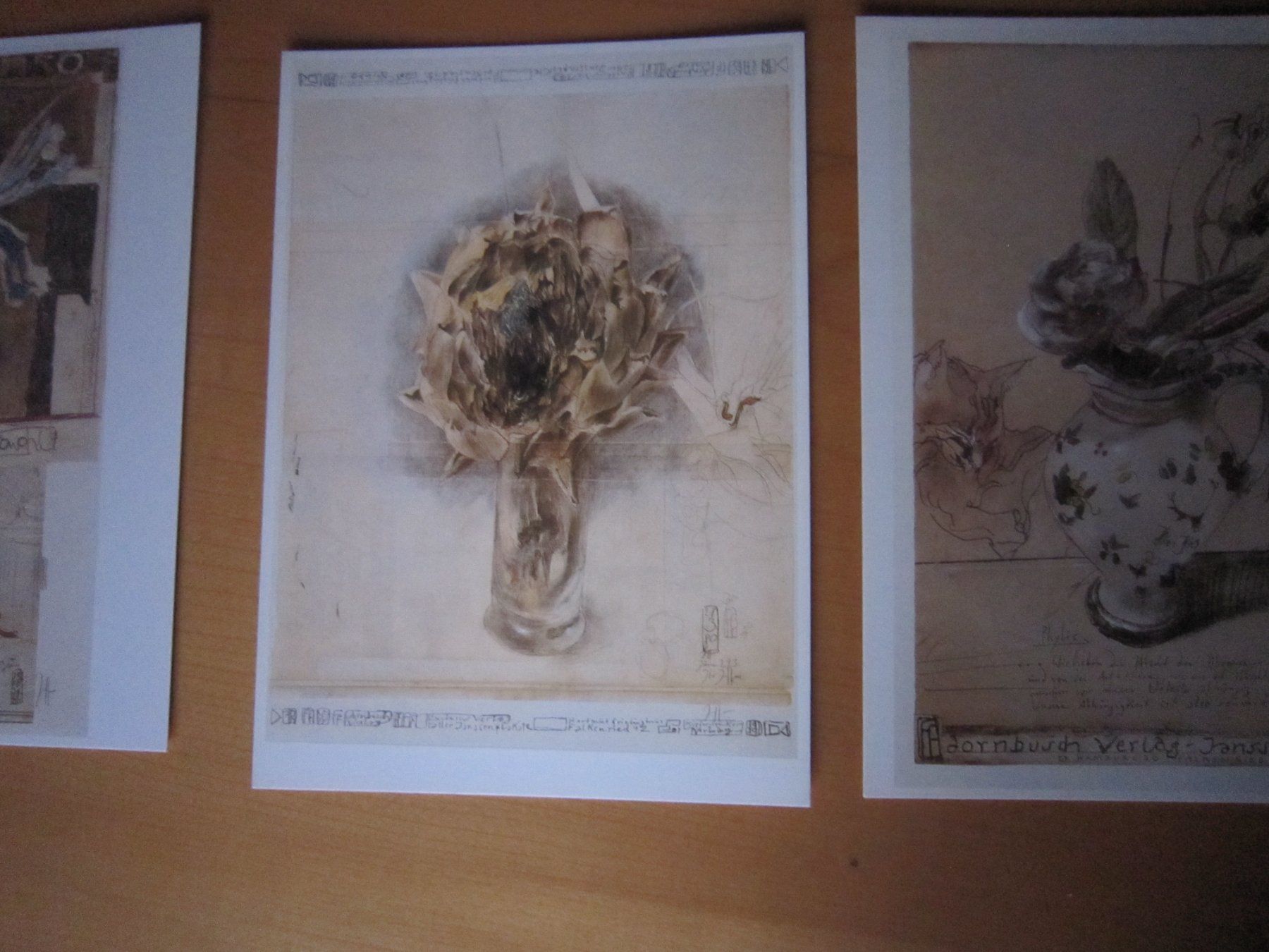 Cartes postales: Schöne Postkarten HORST JANSSEN BLUMEN – D'occasion à Gordola par Polentaefung 5