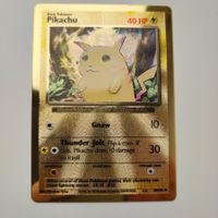 Pokemon Pikachu Promo Metal Gold Celebrations 58