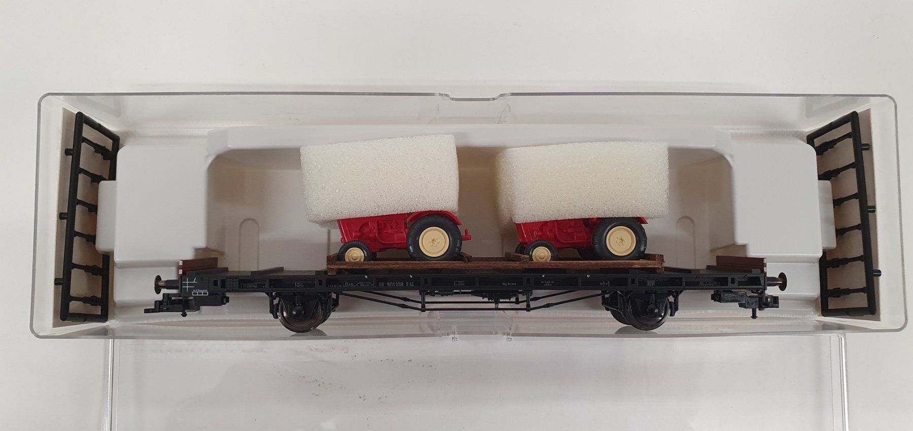 Fleischmann Trains électriques: Fleischmann 523601K  DB S14 Flachwagen – Neuf avec emballage d'origine à Würenlos par jub_nd5j