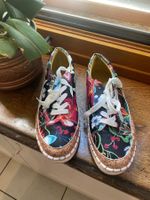 Canvas floral lace-up and zipper floral baskets