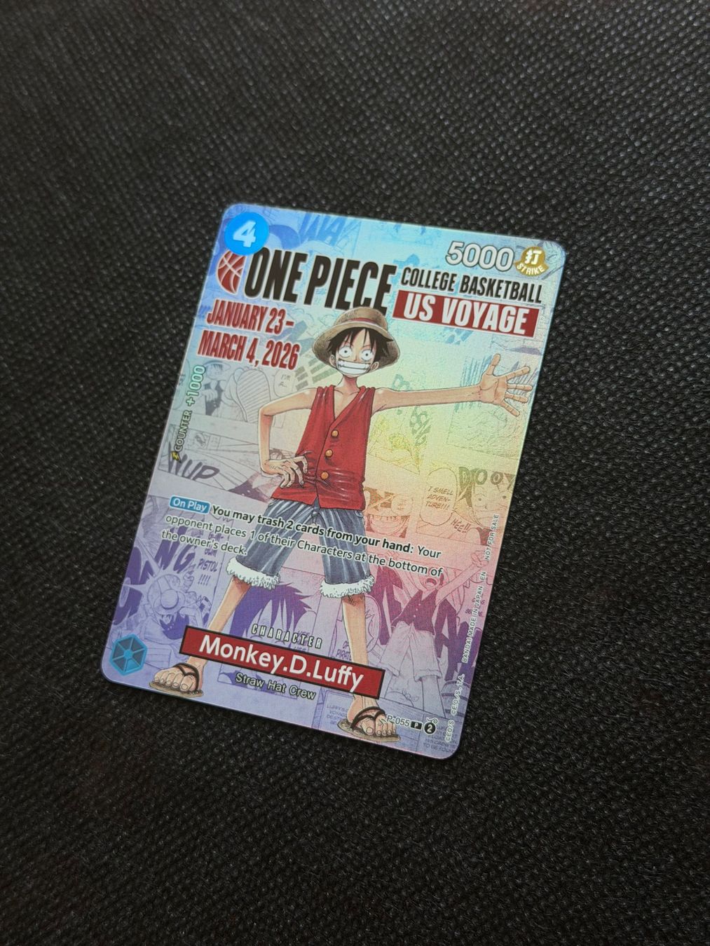 Bandai Sammelbilder & Trading cards: Monkey D. Luffy US College Voyage – Neu (gemäss Beschreibung) aus Felsberg von michaela_773 1