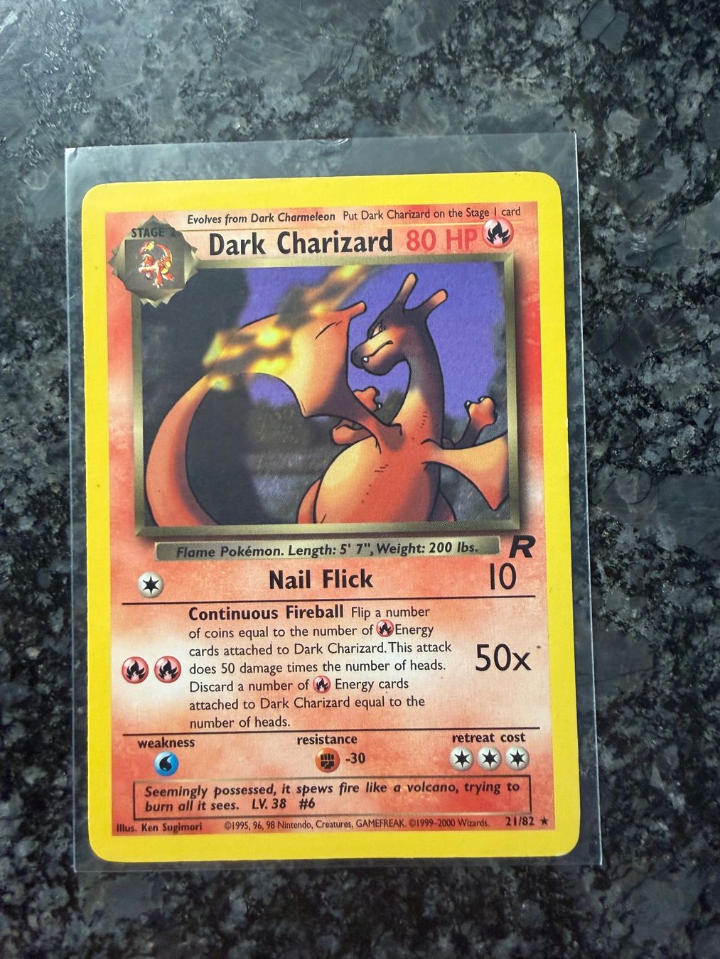 Pokémon Sammelbilder & Trading cards: Dark Charizard EN 21/82  2000 – Gebraucht aus Gränichen von eni_vn8k 2