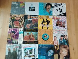 Schallplatten Sammlung 16 Stk. 7 Zoll Platten divers gute...