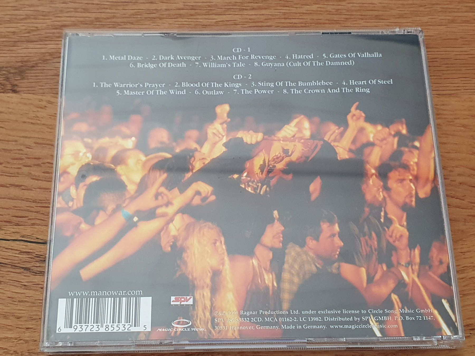 CDs: Manowar - Hell on Stage Live - 2 CD – Gebraucht aus Auenstein von Trilos 1