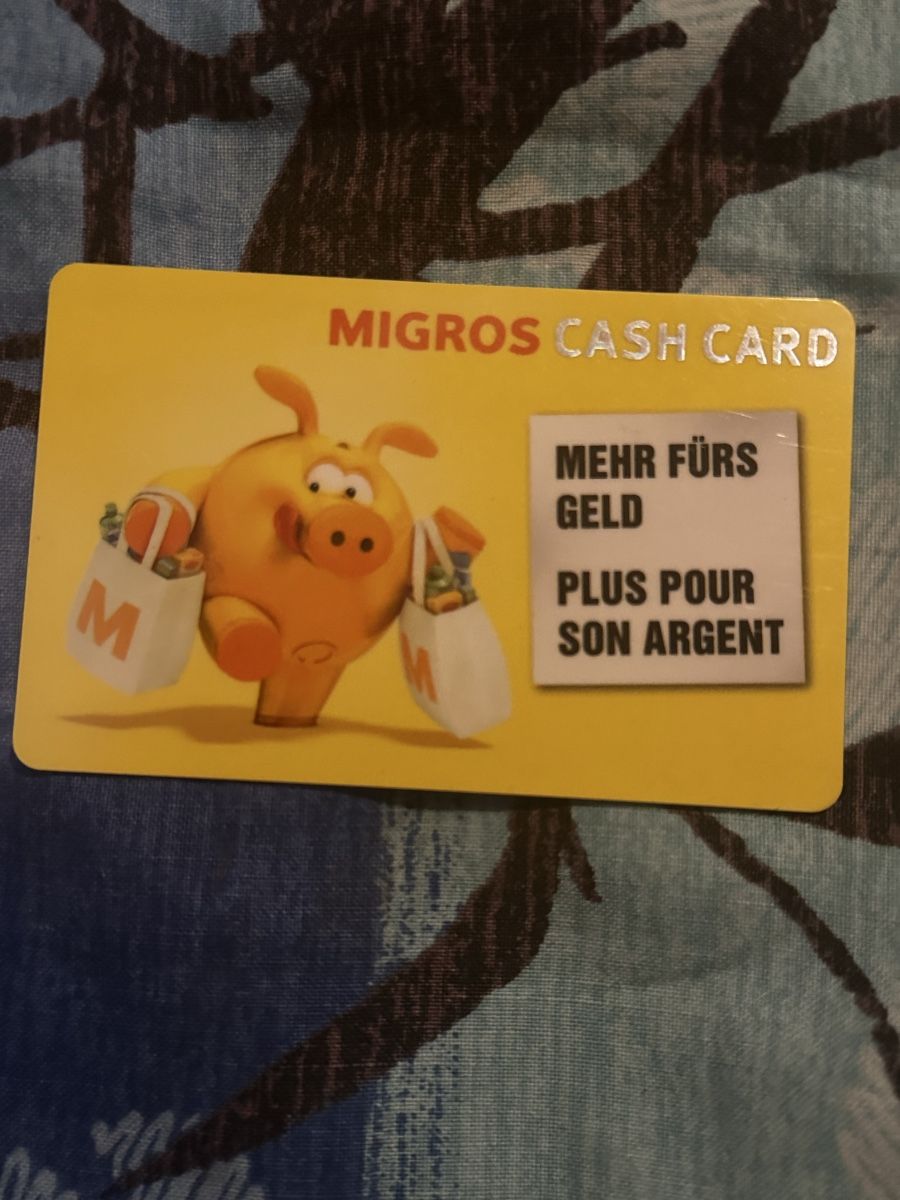 Cartoline: Carte cadeau Migros vide – Usato da Lausanne venduto da sam_hp5y