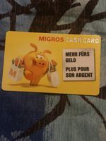Carte cadeau Migros vide