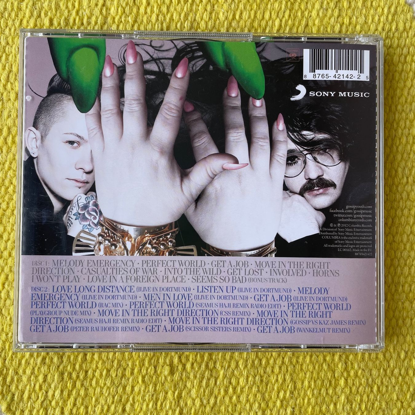 CD: GOSSIP-2CD EXTENDED EDI A JOYFUL  NOISE – Usato da Rorschacherberg venduto da CD-Roli 1