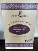 Steiff Teddybär 1908 Replica Club Edition Blau 35cm