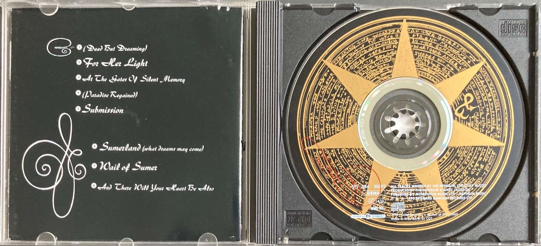 CD: FIELDS OF NEPHILIM - ELIZIUM – Usato da Poliez-Pittet venduto da Newtown-Records 2