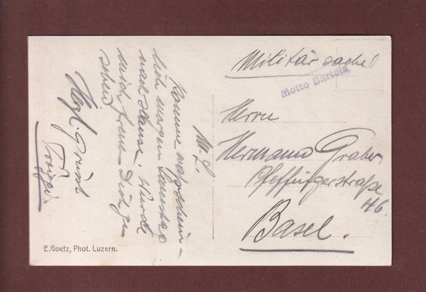 Cartoline postali: AIROLO - Stalvedroschlucht - Feldpost – Usato da Pully venduto da nicecards 1