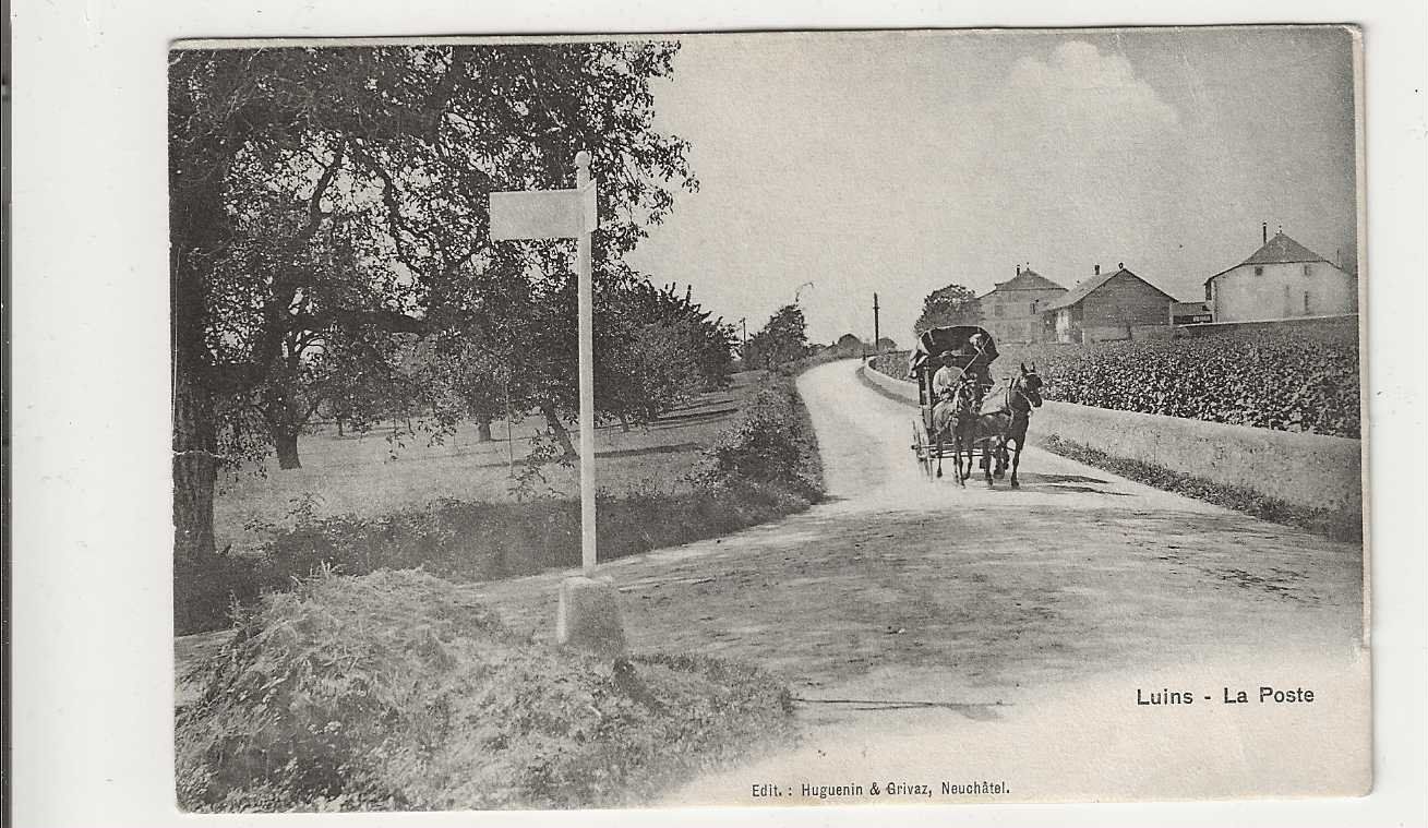 Cartoline postali: Luins, ca1910 – Usato da Spiez venduto da Niesen20