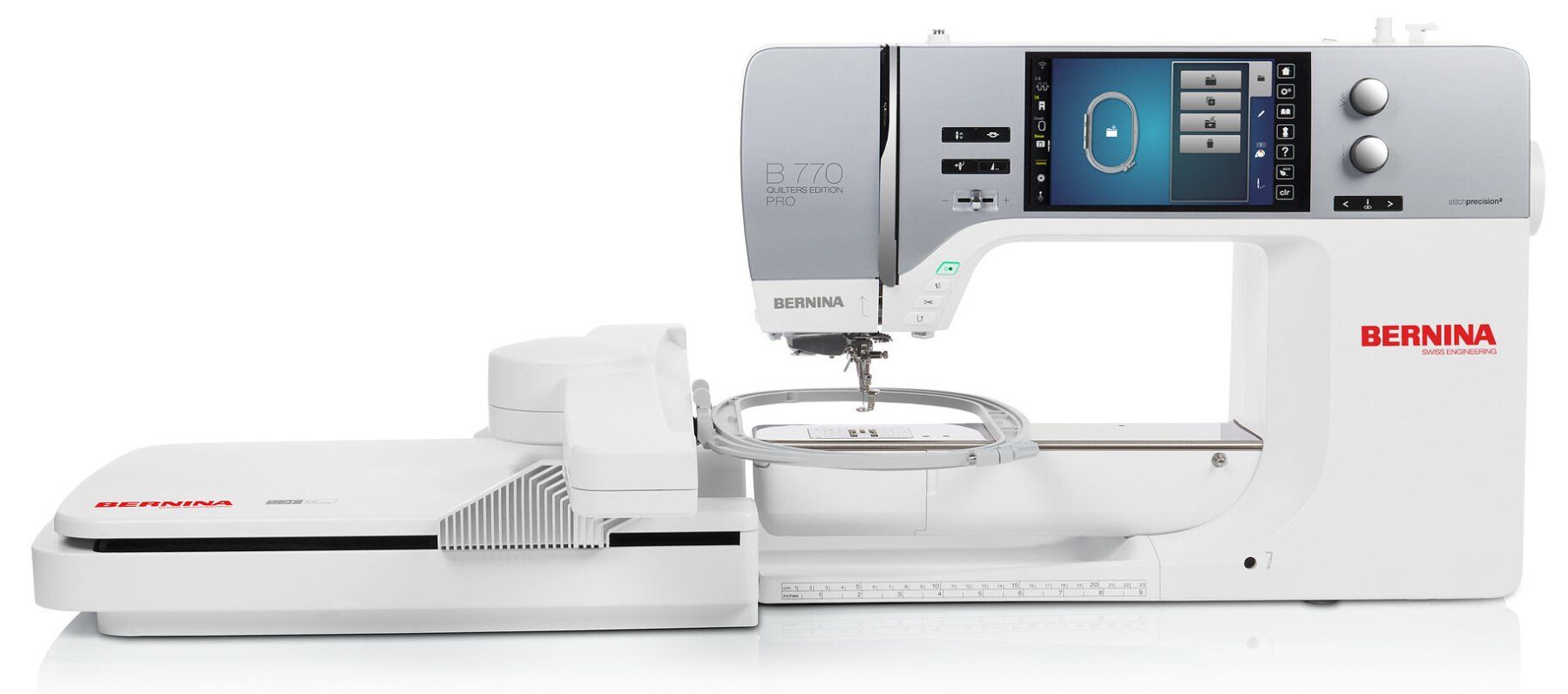 Bernina Macchine da cucire: Bernina 770PRO mit Stickkit – Nuovo e nell'imballaggio originale da Bülach venduto da topnaehmaschinen