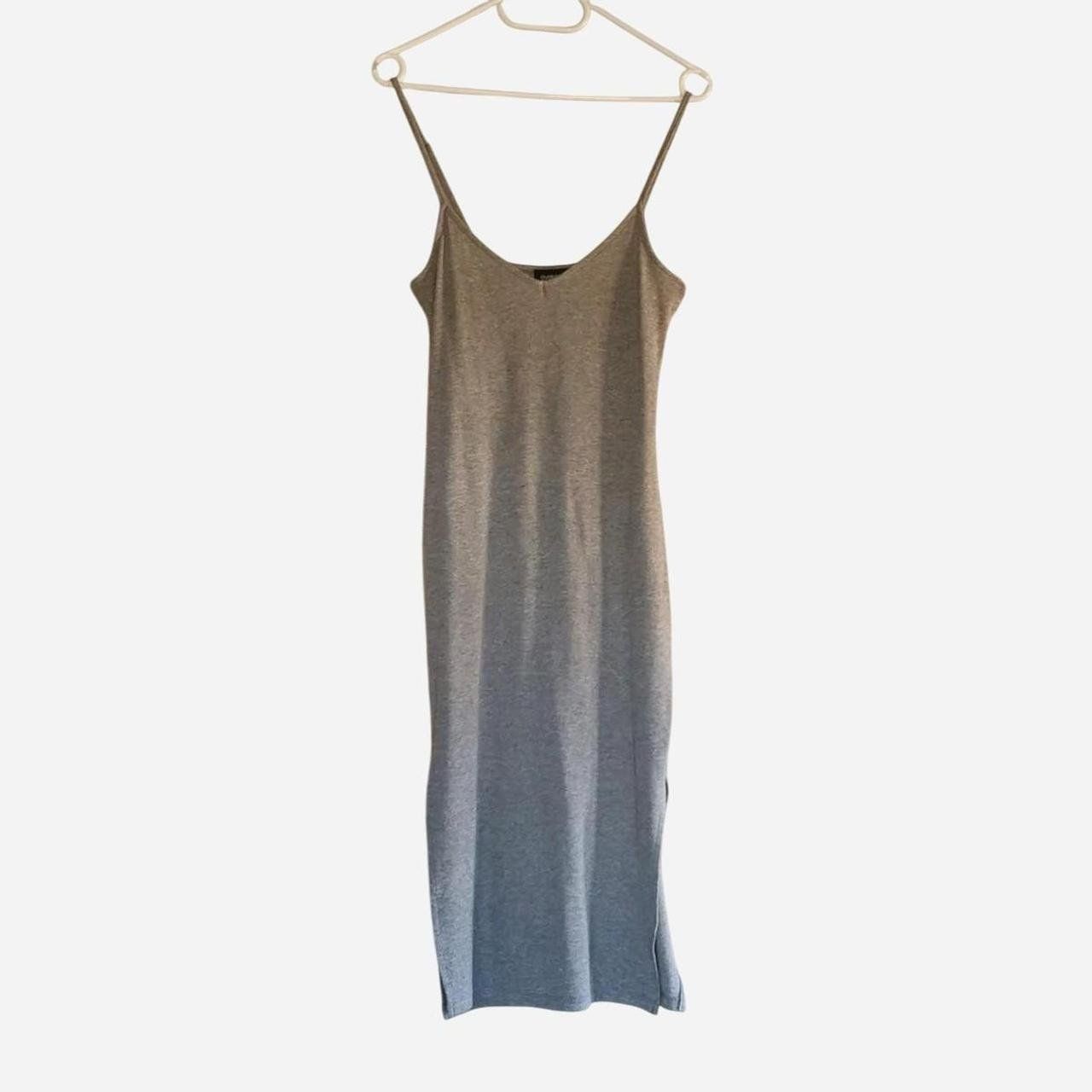 Kleider: Graues Jersey Maxikleid mit Spaghettiträger Even&Odd – Neu (gemäss Beschreibung) aus Ringgenberg BE von Vinyl.Love