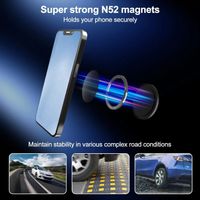 Auto-Ladegerät USB und USB-C magnetisch, passend für Tesla