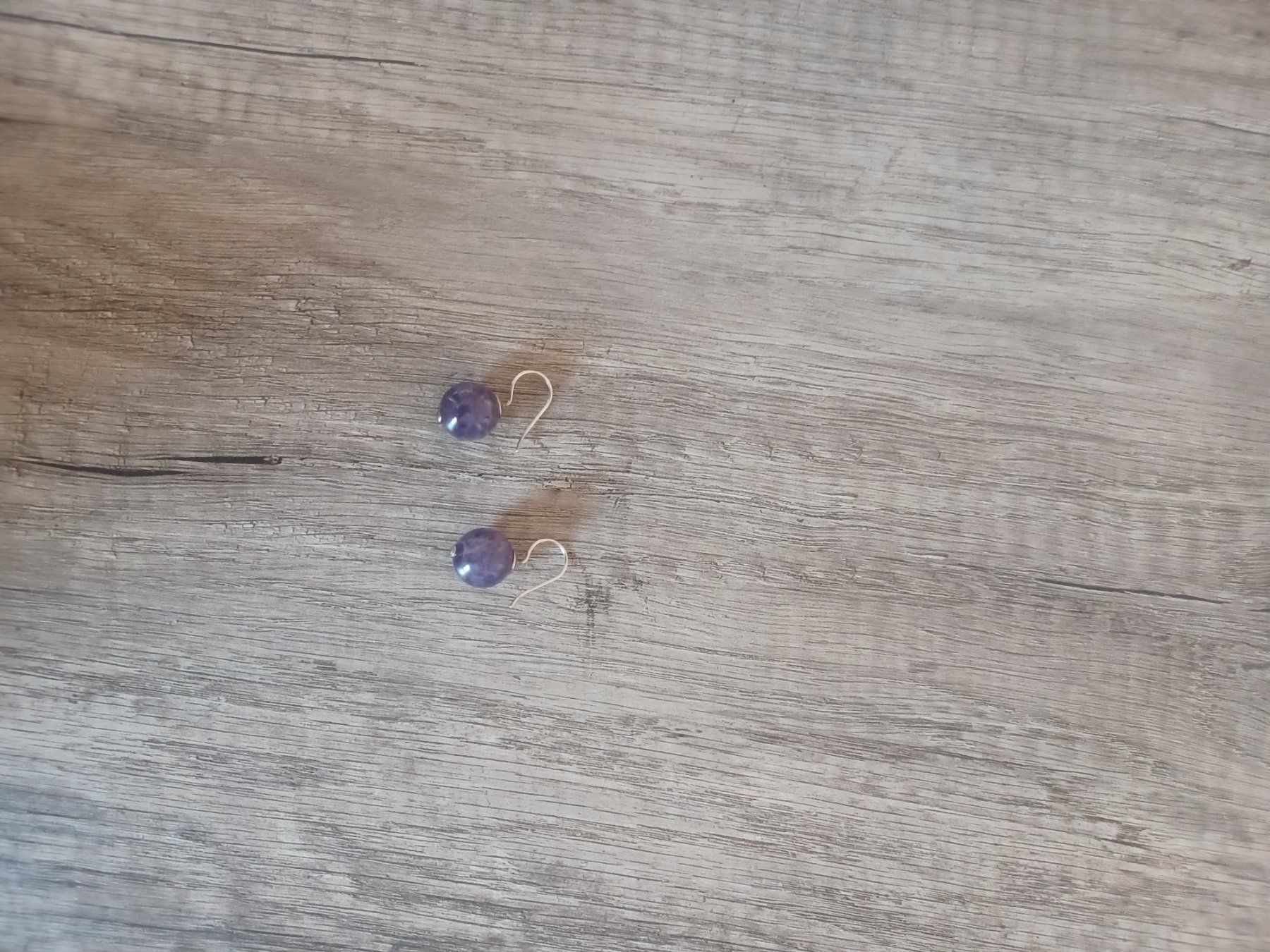 Ohrringe & -stecker: Ohrringe Silber mit Edelstein (Amethyst) – Gebraucht aus Ascona von ele_m7qw