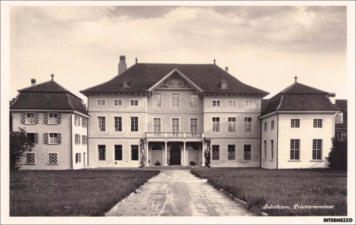 Cartoline postali: Solothurn // Priesterseminar // Sommer – Usato da Basel venduto da intermezzo12