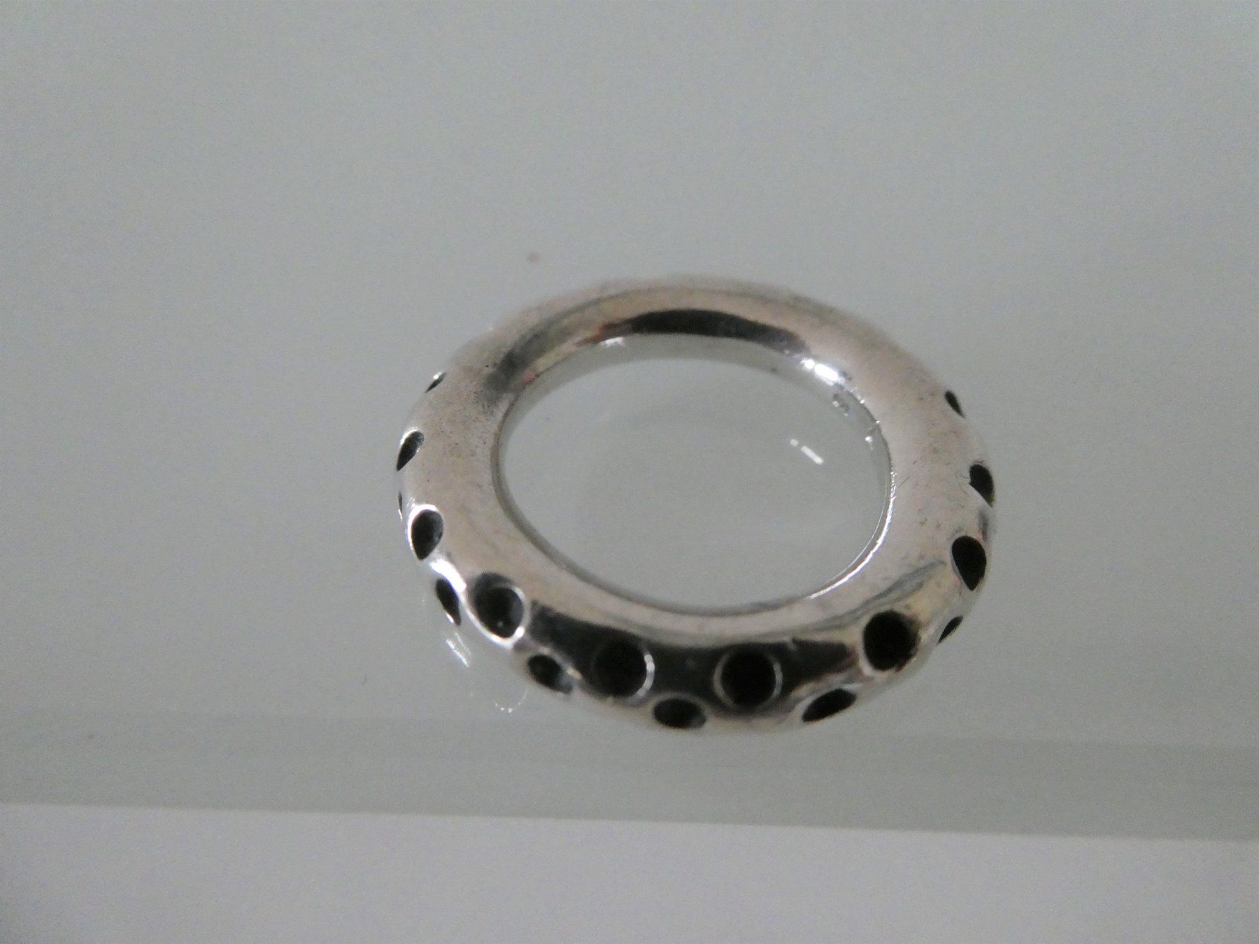 Anelli: Silberring massiv, 925, Gr. 50 (15.9mm) – Nuovo (secondo la descrizione) da Gattikon venduto da kaandooh 1