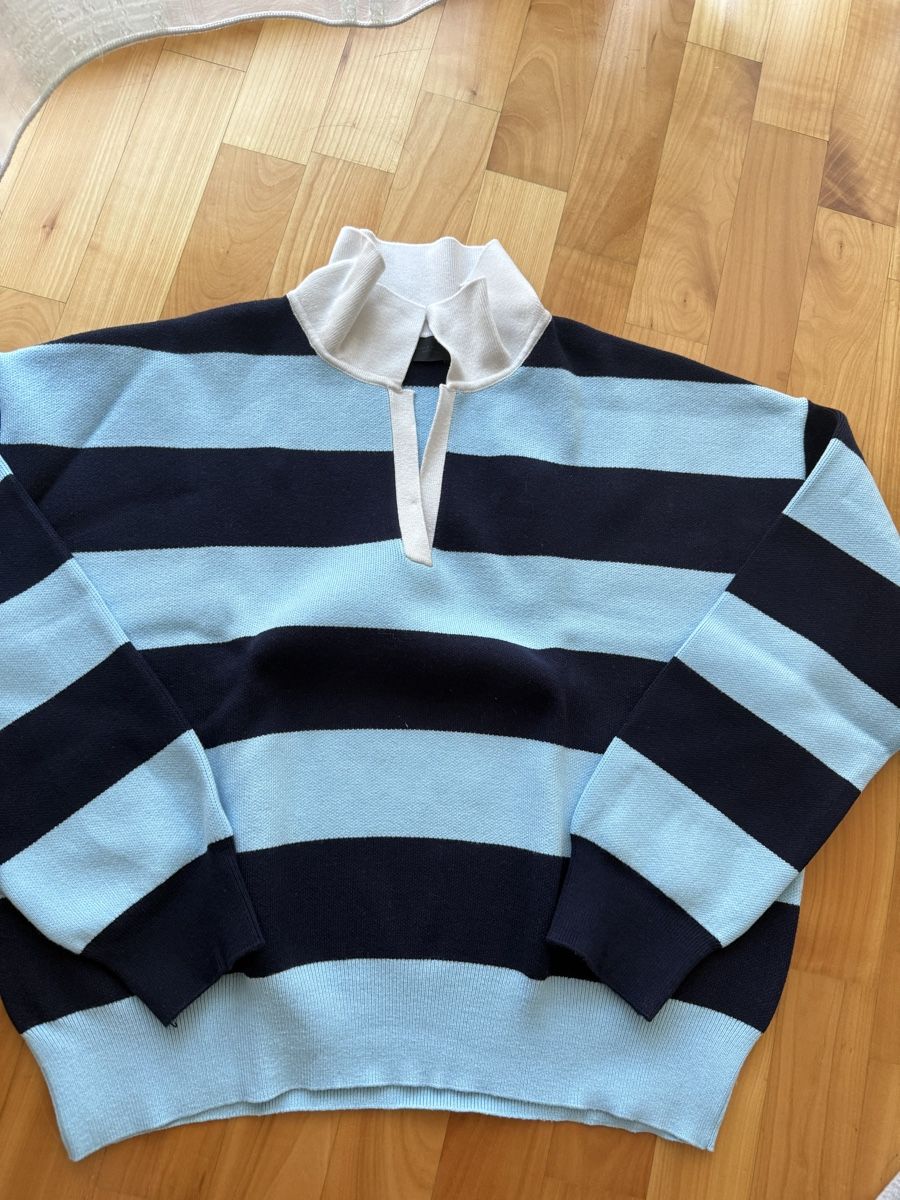 Zara Maglioni & Felpe: Zara Pullover gestreift blau, Gr. M - neuwertig  – Nuovo (secondo la descrizione) da Lachen SZ venduto da ali_5xw5