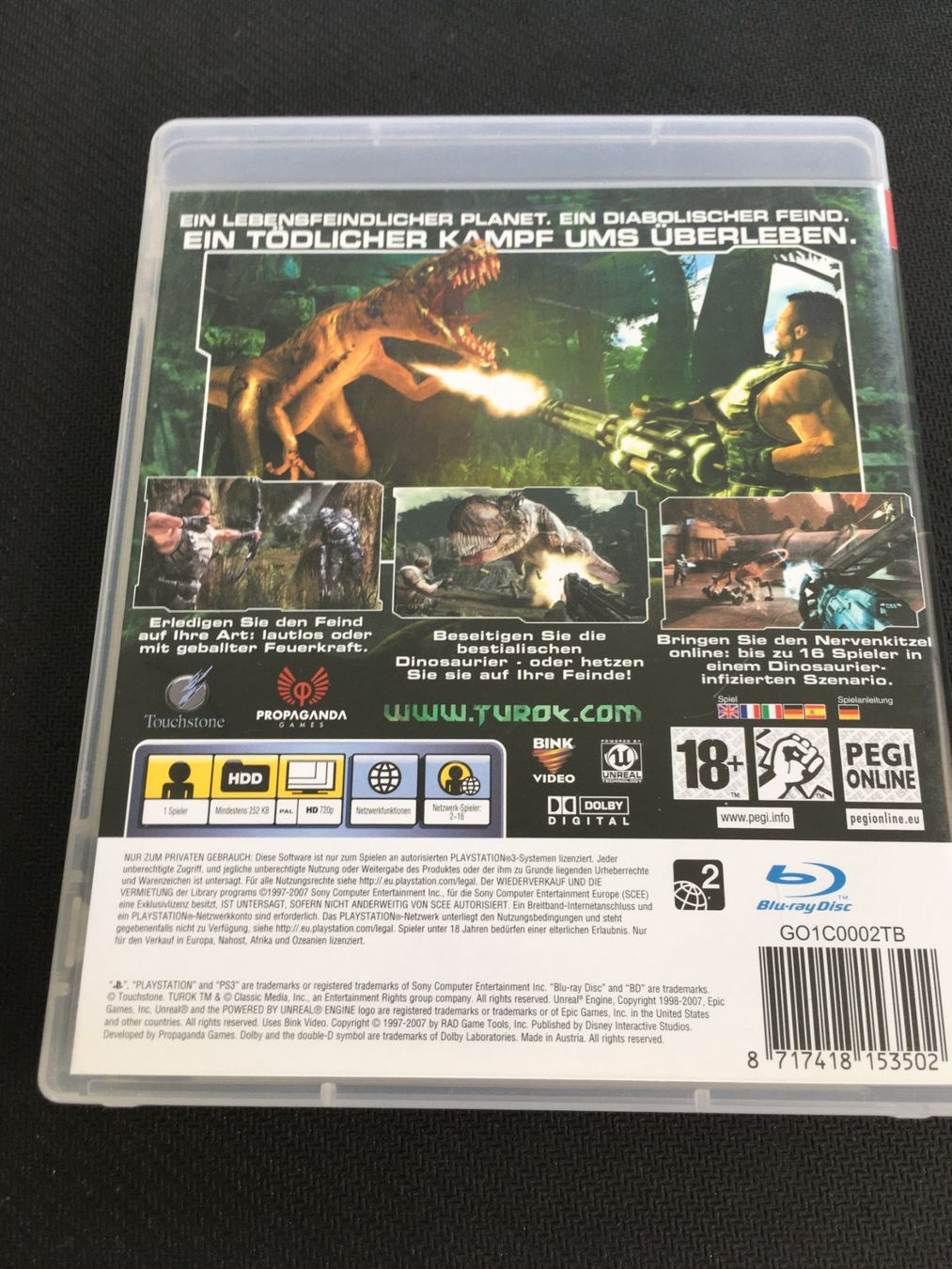 Sony Spiele: Turok - Playstation 3 / PS3 – Gebraucht aus St.Gallen von Punktchen01 1