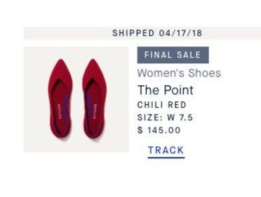 Damenschuhe: Rothy's The Point Chili Red – Gebraucht aus Zürich von ckosten 3