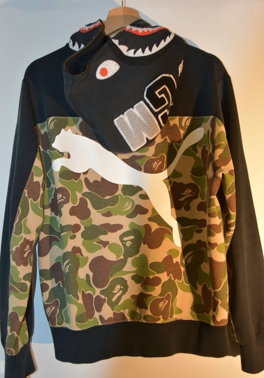 Felpa bape hot sale x puma