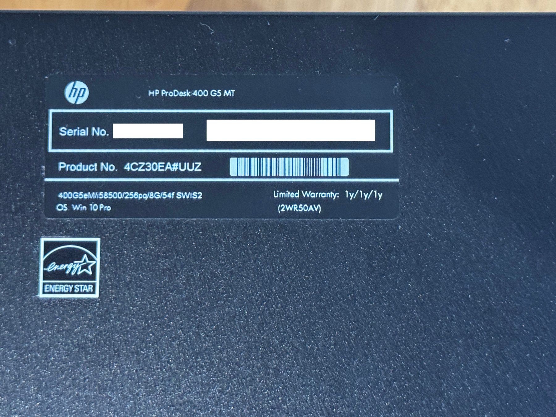 Hewlett Packard PC: HP ProDesk 400 G5 MT – Usato da Flawil venduto da lightstorm77 1