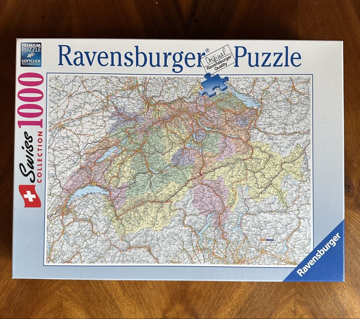 Ravensburger Puzzle: Ravensburger Puzzle Schweizerkarte 1000 Teile – Nuovo (secondo la descrizione) da Hindelbank venduto da NiciW7