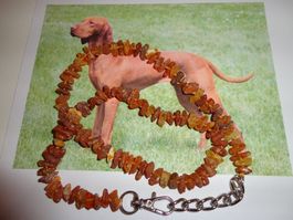Hundekette - Bernstein/Amber/Ambre
