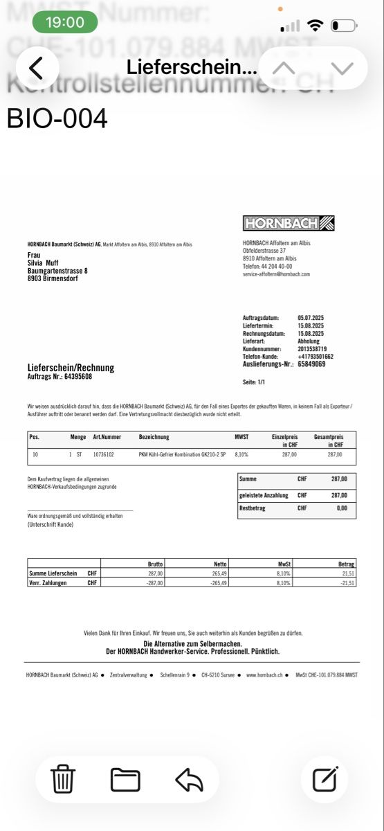 Frigoriferi: Kühlschrank mit TK-Fach pink – Usato da Birmensdorf ZH venduto da Silv1 7