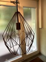 Pendellampe im Vintagestil, kupfer Ø 31 cm