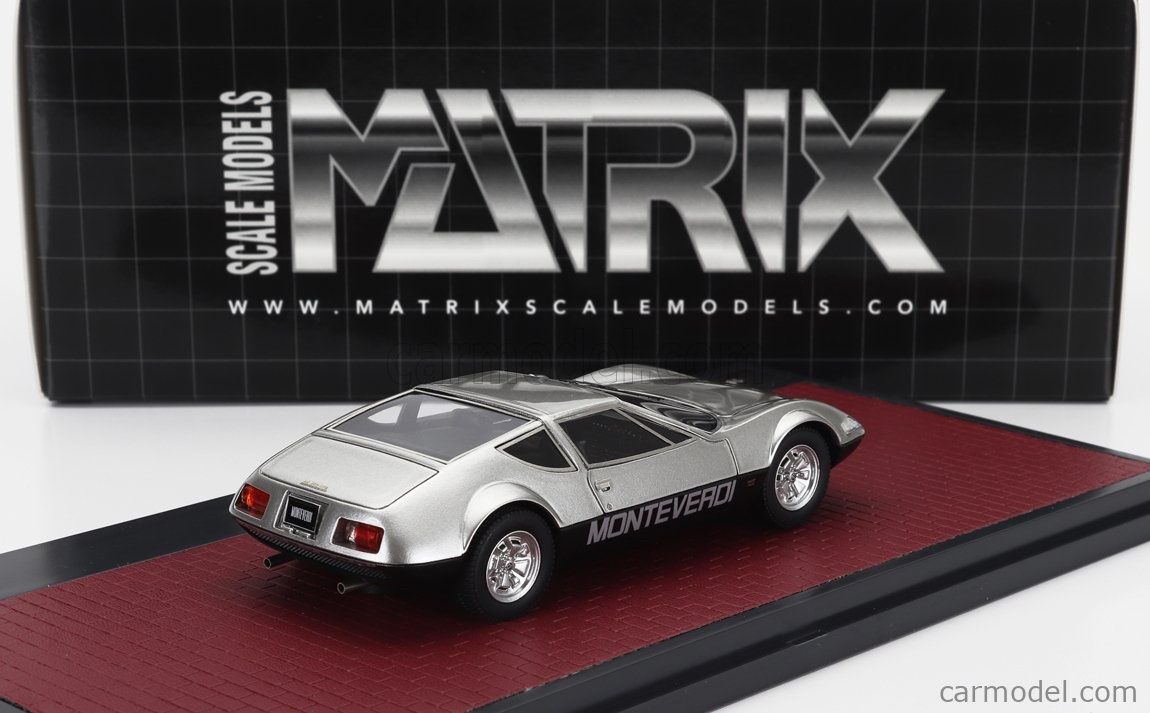 Modellautos: MONTEVERDI HAI GTS 1973 SILBER 1:43 MATRIX – Neu und originalverpackt aus Suhr von Moebelsiralfred 1