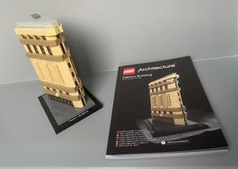Komplettset Lego Flatiron Building 21023 mit Bauplan