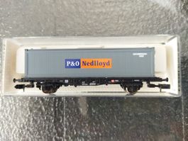 Containertragwagen "P&O Nedlloyd" von Fleischmann N