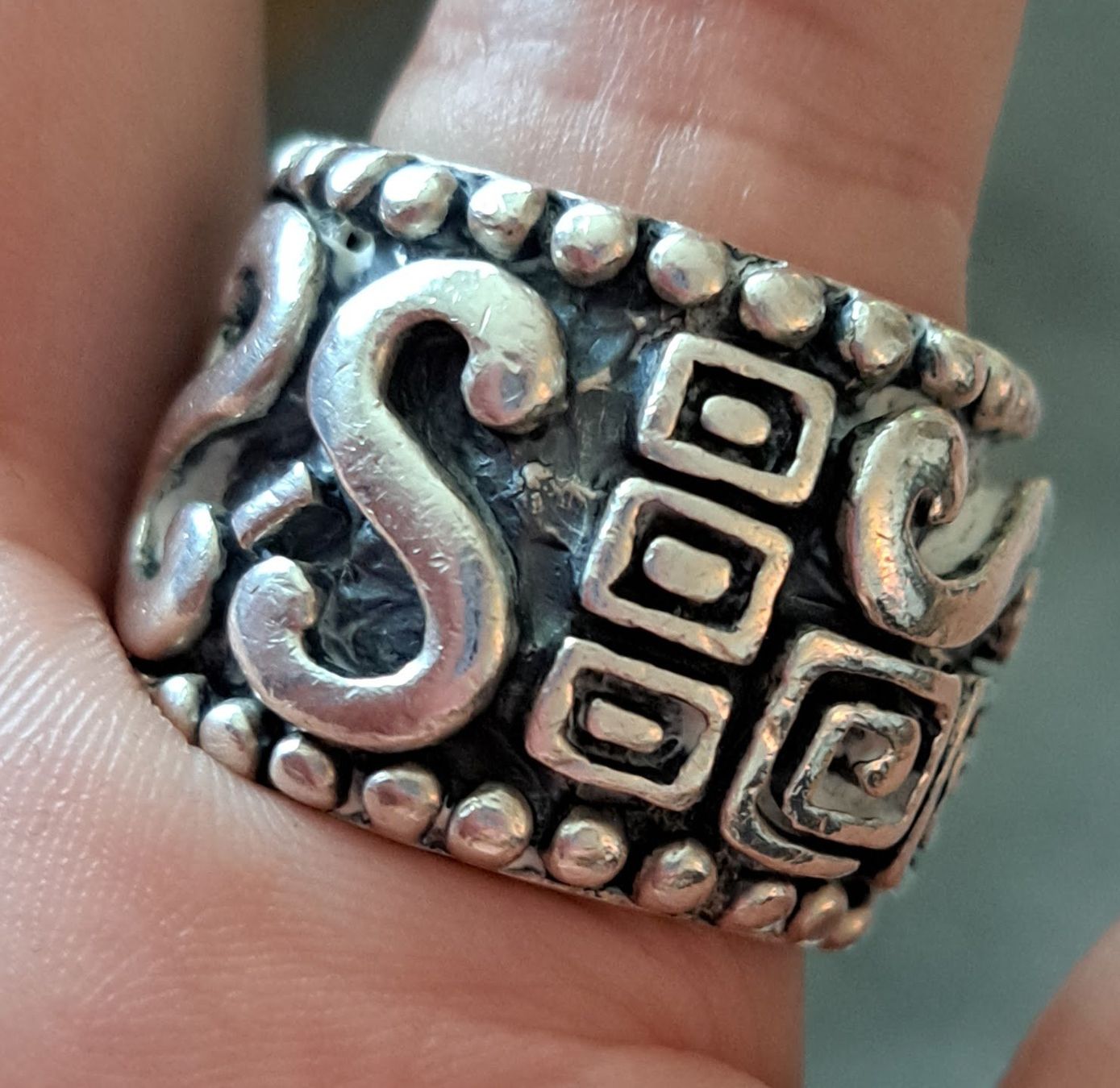 Anelli: Ring silber 925, 34 Gramm massiv, Gr.60 – Nuovo (secondo la descrizione) da Wittenbach venduto da lorepar