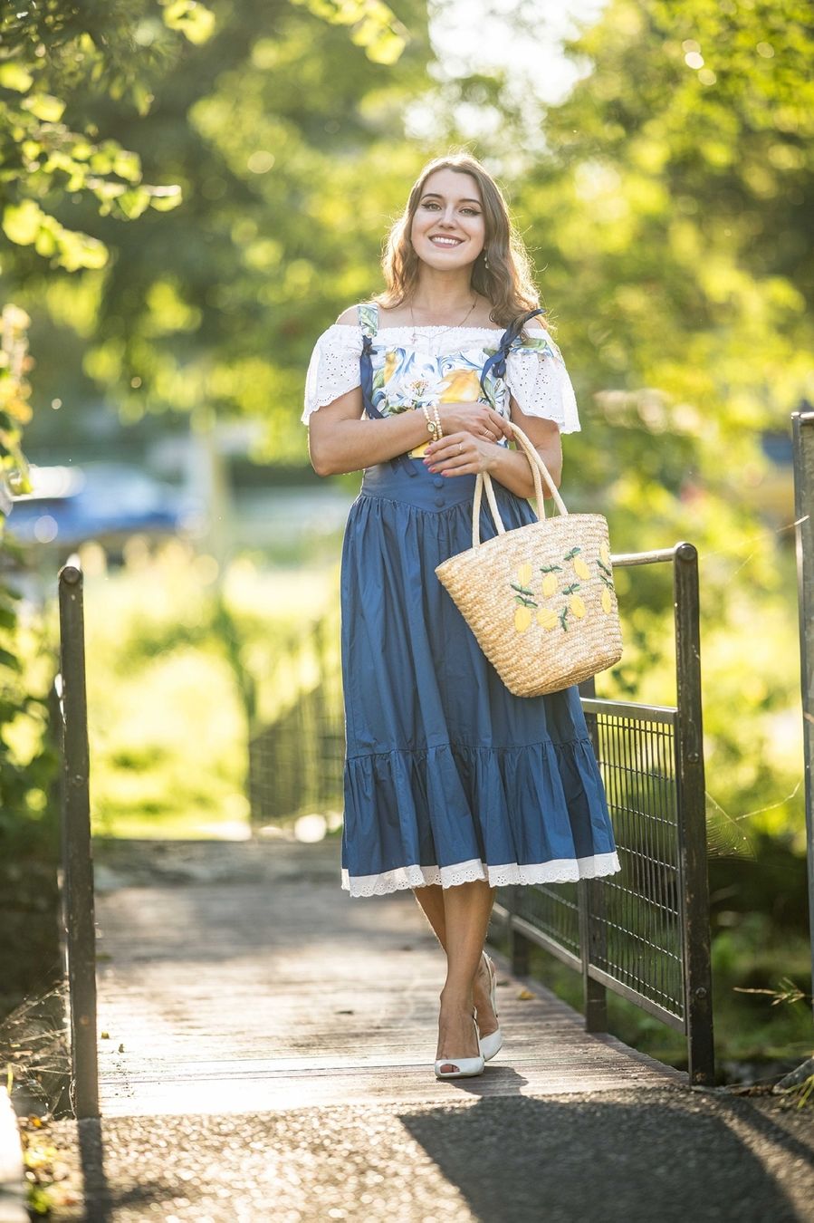 Röcke: wunderschöner blauer Rock retro vintage Style S – Gebraucht aus Mägenwil von VintageGirly 6